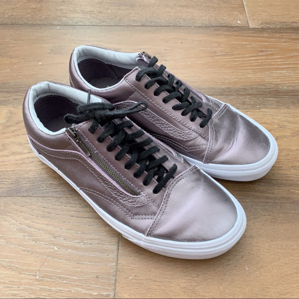 Brand New Vans Metallic Purple Women’s Size 8.5